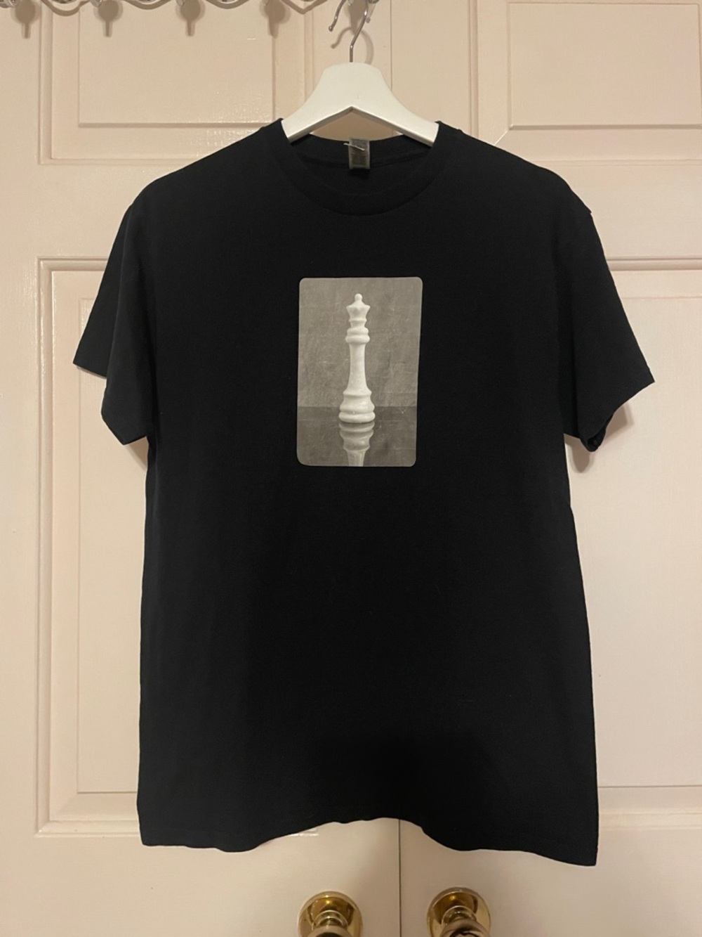 Black Chess King Crewneck T-Shirt size M unisex